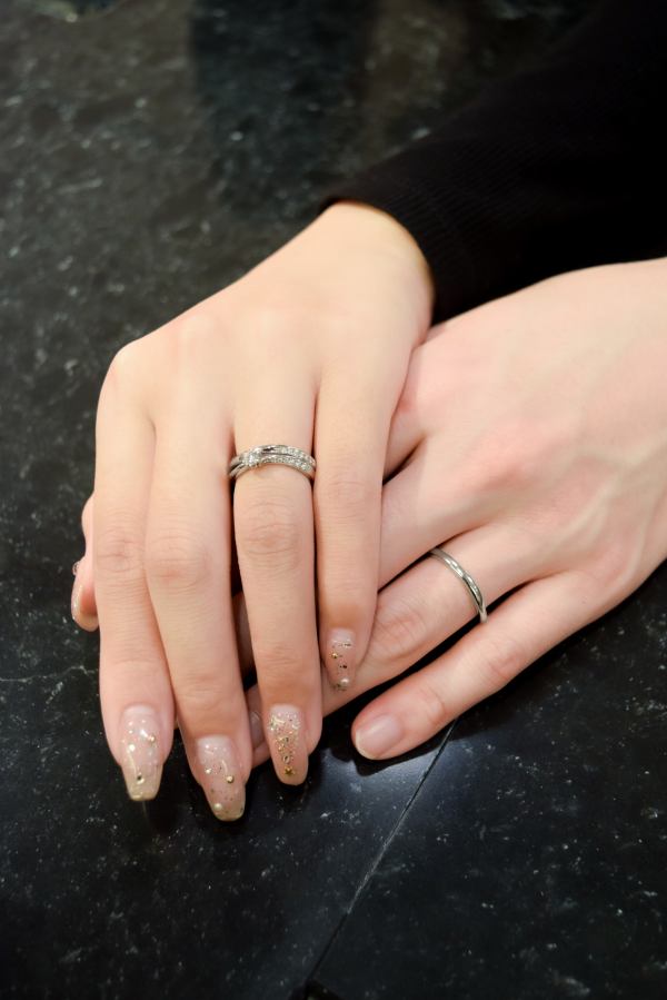 3月3日🎎そして 3月8日 エンゲージメント・マリッジリング ロイヤル・アッシャー/ERA812・WRB070・WRA060