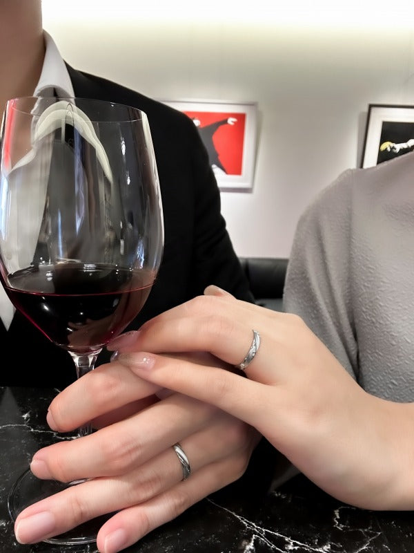 ピュールプラチナ🌹可憐なマリッジリング ロイヤル・アッシャー/WRB912・WRA902