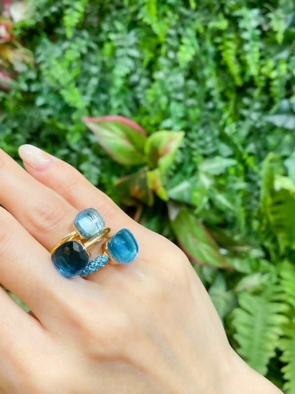 夏旅にはジュエリーで華やかさを添えて/ポメラート ヌードリング/ファンティーナ ブレスレット/トゥゲザー リング