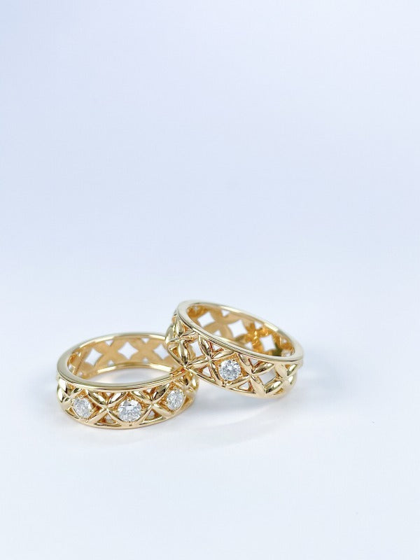 【2022年新作】カジュアルな幅広リングが登場│FOREVER MARK ICON® Collection IFR001