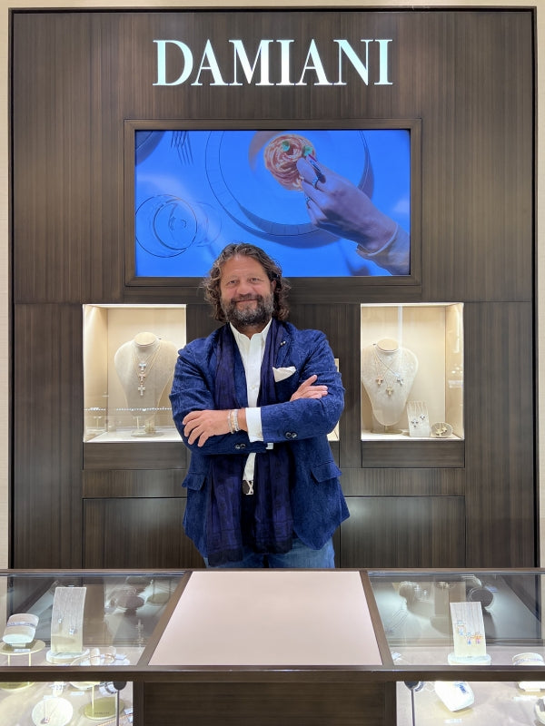 ダミアーニフェア開催中、突然のダミアーニ社長ご来店/グィド・グラッシ・ダミアーニ氏