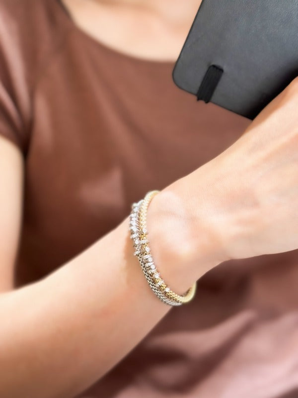 軽やか"すぎる"着け心地! 重ね着けに最適な18Kゴールドジュエリー/FOPE(フォッペ) PRIMA FLEX'IT ブレスレット 品番:747B BBR