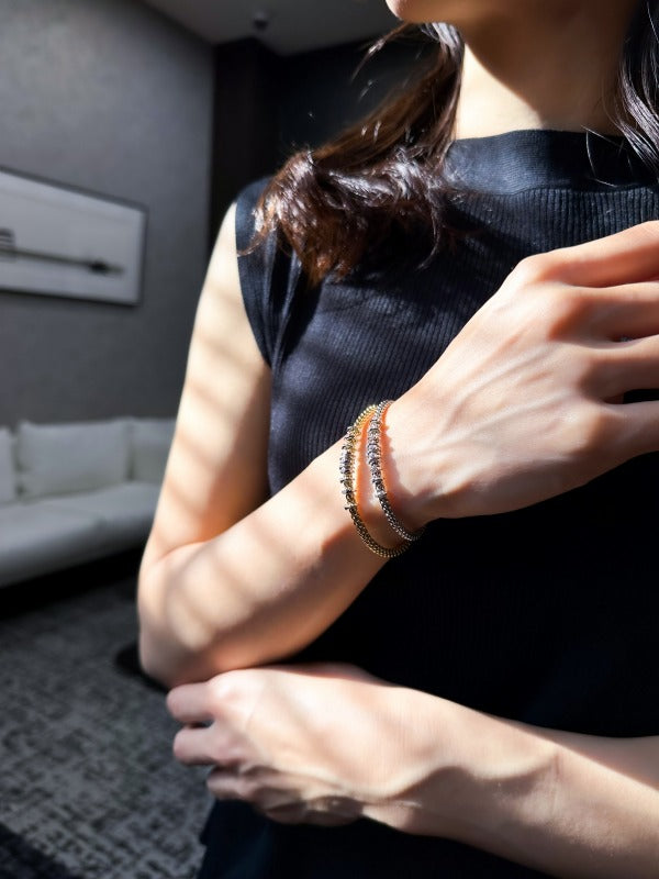 留め具なし! スルリと通して纏うジュエリーブレスレット/FOPE(フォッペ) PRIMA FLEX'IT ブレスレット 品番:747B BBR 【11/15(水) 価格改定】