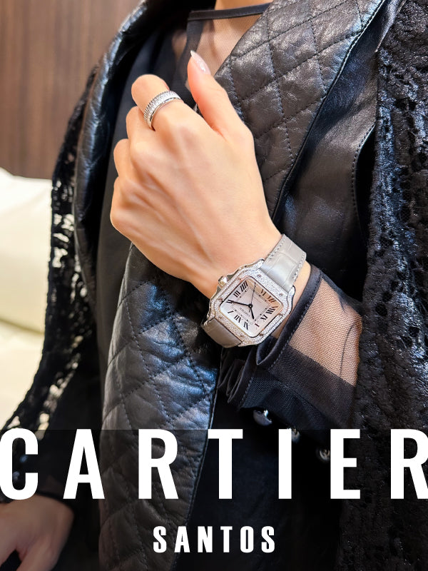 随一のラグジュアリー纏う特別な「サントス ドゥ カルティエ」 / WJSA0014