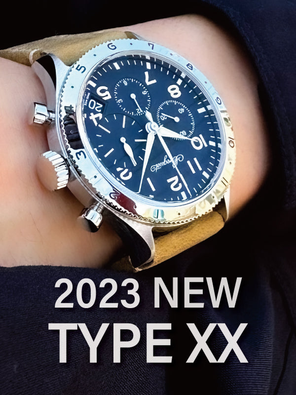 【2023新作】最新クロノグラフ機構の正当パイロットウォッチ/Breguet(ブレゲ) TYPE XX CHRONOGRAPHE 2067 品番:2067ST/92/3WU