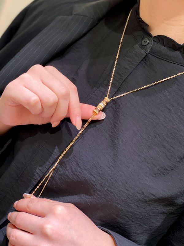 「一生モノは、使いやすくなきゃ」/ブシュロン キャトル クラシック 2モチーフ タイネックレス/JCL00089