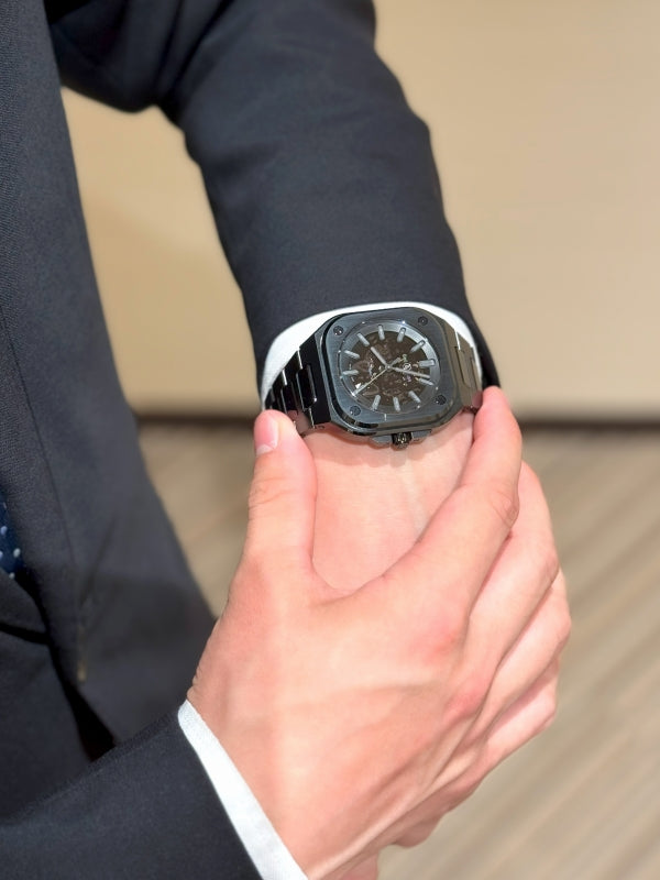 【世界限定500本】漆黒の傑作ベルロス「BR-05 スケルトンファントム セラミック」/BR05A-PH-SK-CE/SCE