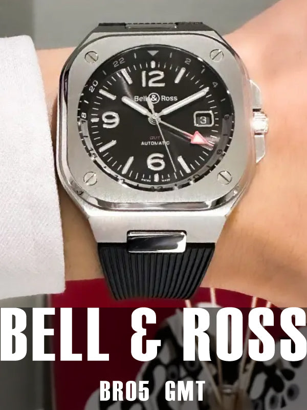 【Bell & Ross(ベル&ロス) BR-05フェア 4/8(土)~4/30(日)】BR05 GMT/品番:BR05G-BL-ST/SRB