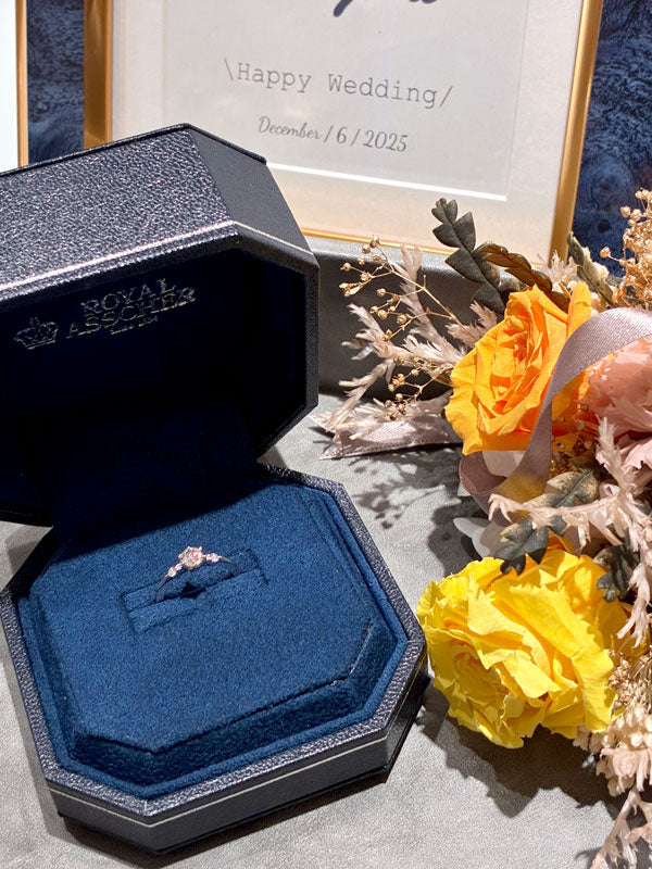 S様 ロイヤルアッシャー エンゲージリング クラウン お求めいただき誠にありがとうございます/ERA814
