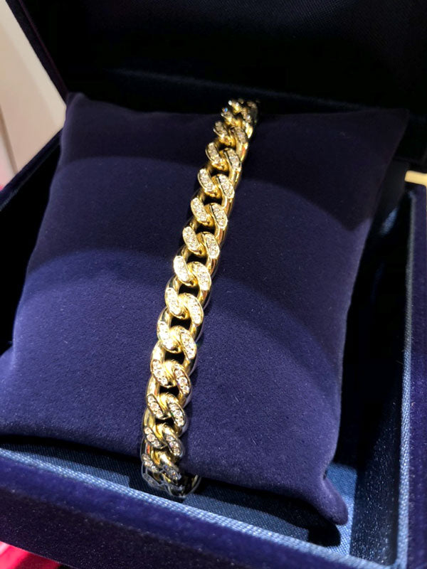 O様 K18 ダイヤモンドブレスレット お求めいただき誠にありがとうございます