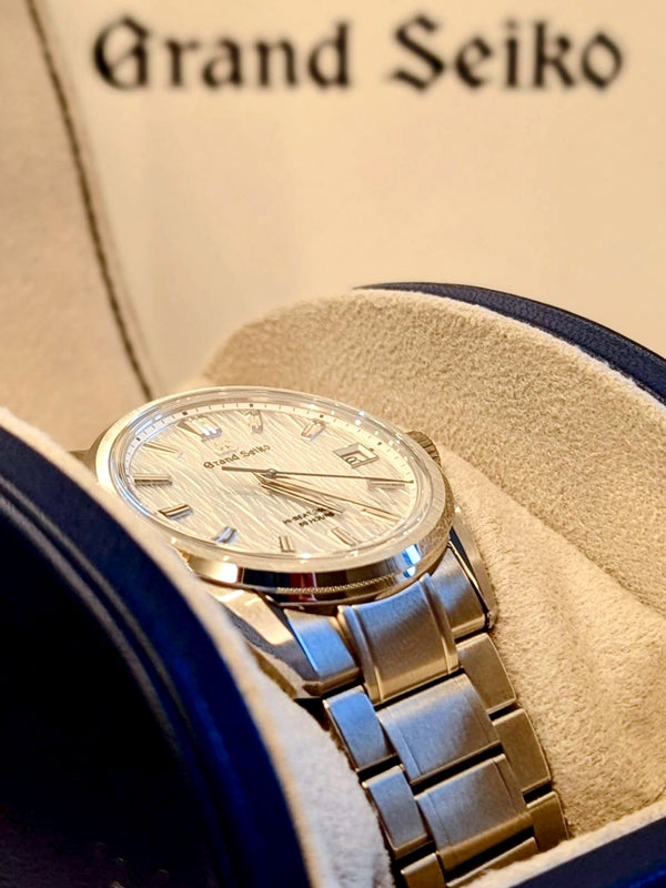 Thank you for your purchase of the Grand Seiko White Birch Evolution 9 Collection, Model SLGH005, Mr. P.