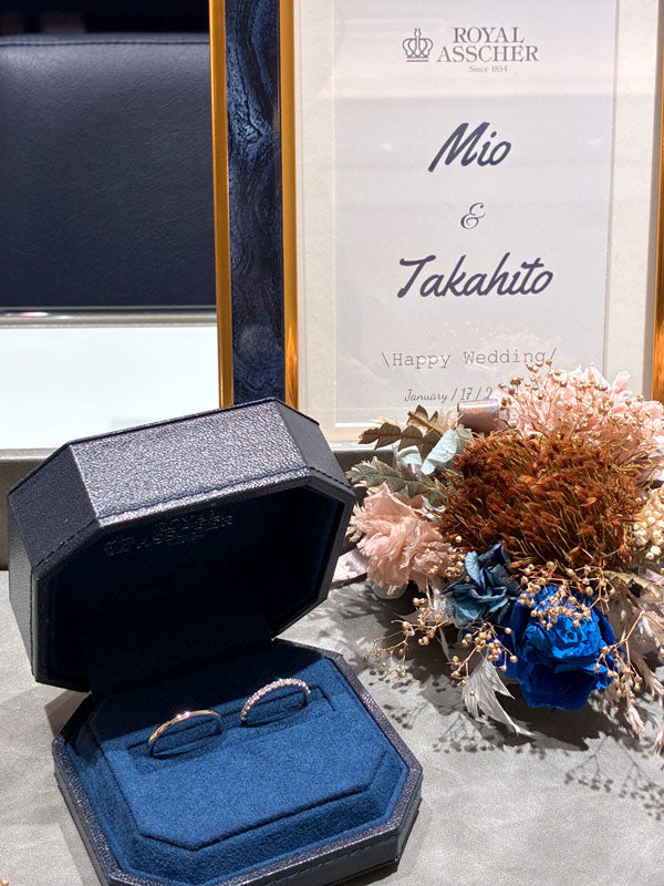 N様 ロイヤル・アッシャー マリッジリング お求めいただき誠にありがとうございます/WRA904/JRA0196BP