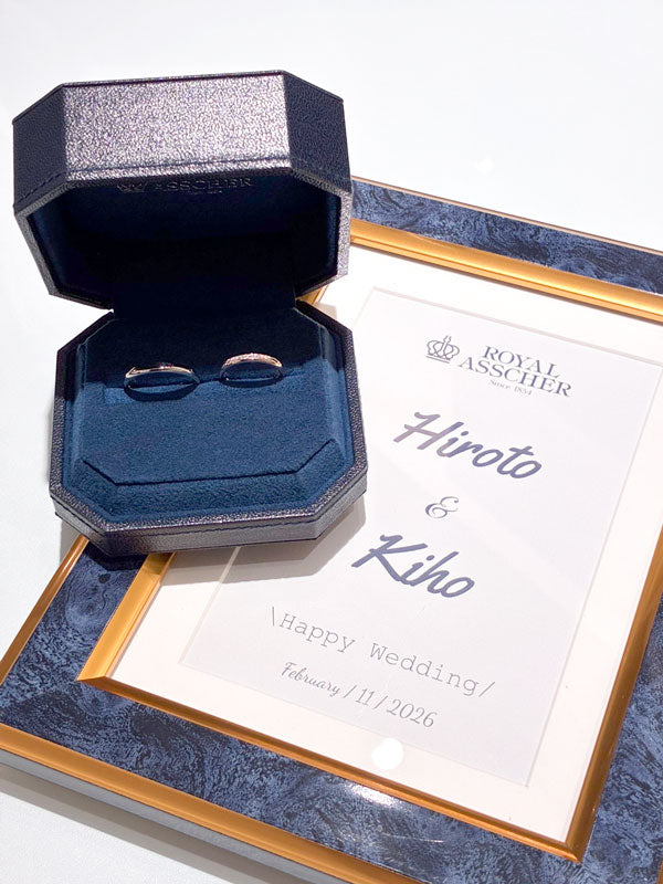 I様 ロイヤル・アッシャー マリッジリング シリーズ:フロリアード お求めいただき誠にありがとうございます/WRA065/WRC075