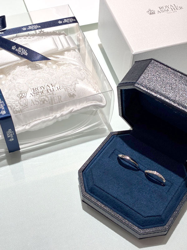 T様 ロイヤル・アッシャー マリッジリング お求めいただき誠にありがとうございます/WRA067/WRB077