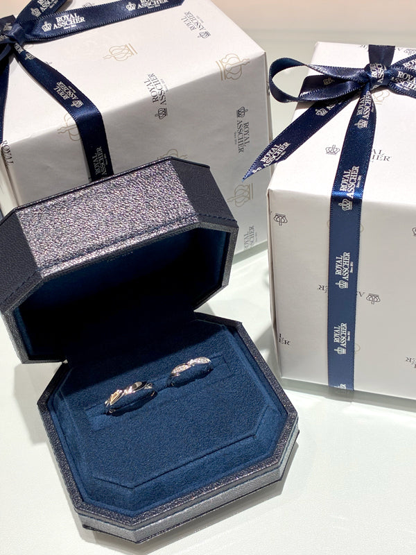R様・Y様 ロイヤル・アッシャー 結婚指輪 シリーズ:フロリアード お求めいただき誠にありがとうございます/WRA069 /WRB079