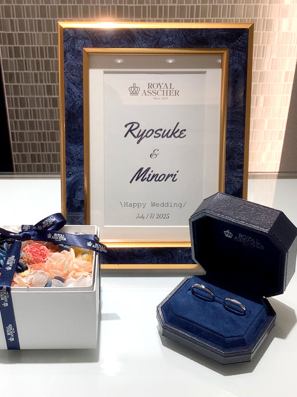 I様 ロイヤルアッシャー マリッジリング お求めいただき誠にありがとうございます/WRA066 / WRB076