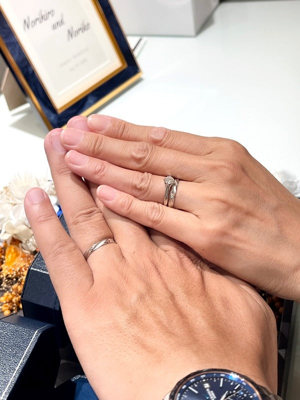 M様 ロイヤルアッシャー マリッジリング お求めいただき誠にありがとうございます/WRA902/WRB912