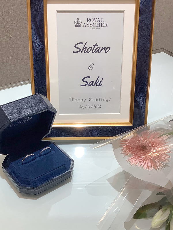 M様 ロイヤルアッシャー マリッジリング お求めいただき誠にありがとうございます/WRA904 / WRB914