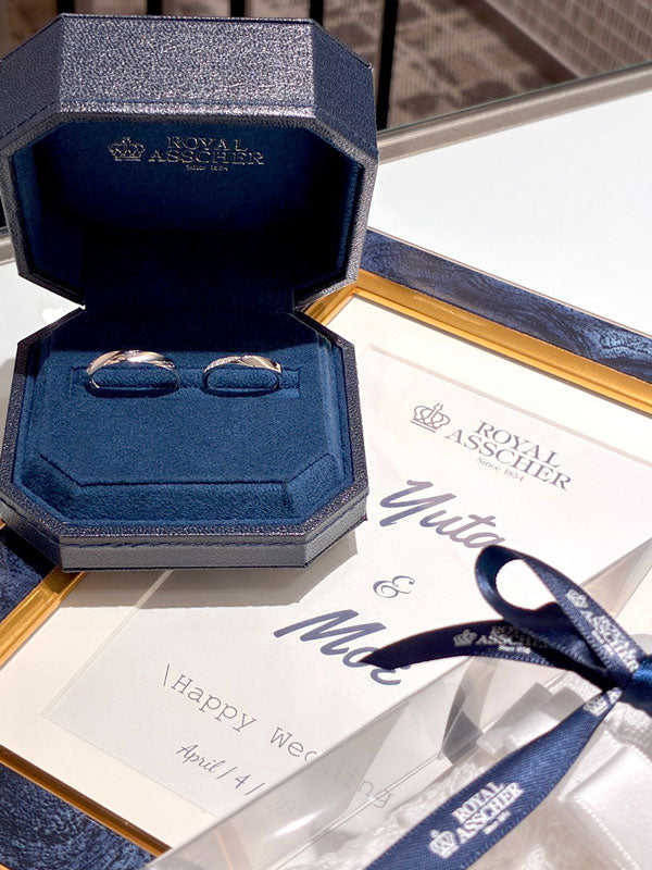 Y様・M様 ロイヤル・アッシャー 結婚指輪 お求めいただき誠にありがとうございます/WRA902/WRB069