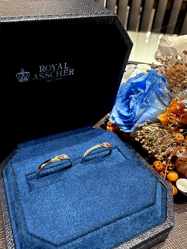 T様・Y様 ロイヤルアッシャー マリッジリング お求めいただき誠にありがとうございます/WRB069/WRA059