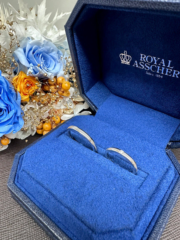 Y様・A様 ロイヤルアッシャー マリッジリング お求めいただき誠にありがとうございます/WRB073/WRA064