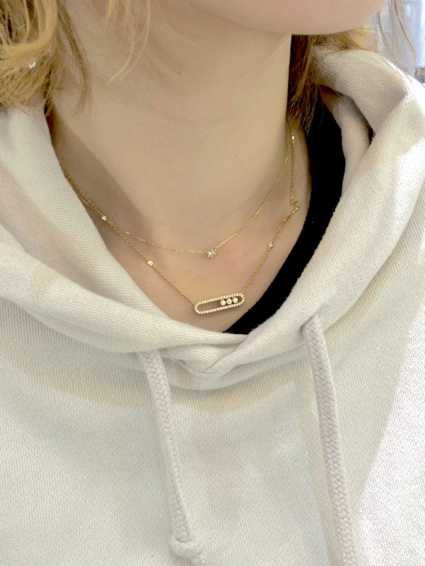 T様 メシカ ベビー ムーヴ パヴェ ネックレス お求めいただき誠にありがとうございます/04322-YG