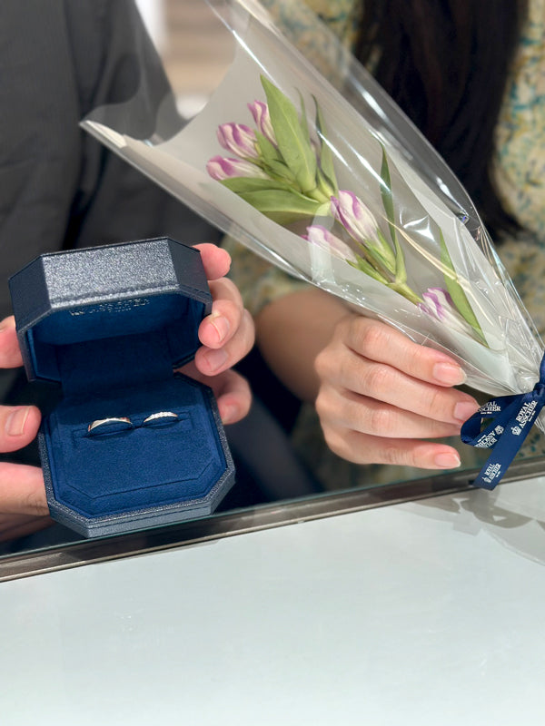 C様 ロイヤル・アッシャー マリッジリング お求めいただき誠にありがとうございます/WRA055/WRB915