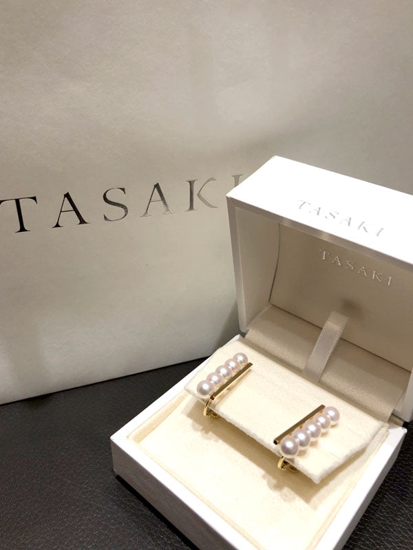 F様 タサキ パールピアス お求めいただき誠にありがとうございます/ E-3842