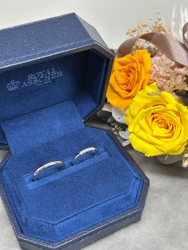Y様・S様 ロイヤルアッシャー マリッジリング お求めいただき誠にありがとうございます/WRB914/WRA026