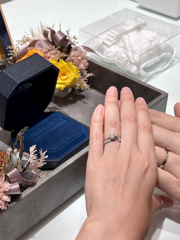 K様 ロイヤルアッシャー マリッジリング お求めいただき誠にありがとうございます/WRA059/WRB069