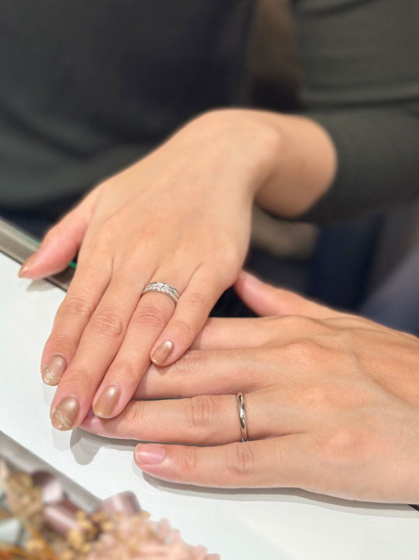 H様 ロイヤルアッシャー マリッジリング お求めいただき誠にありがとうございます/WRA026/WRB036