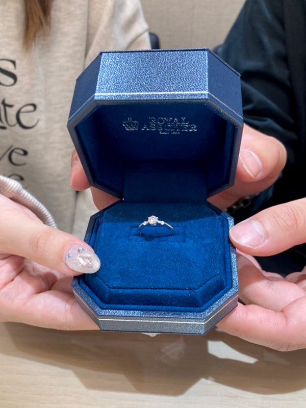 F様 ロイヤルアッシャー マリッジリング お求めいただき誠にありがとうございます/ERA814