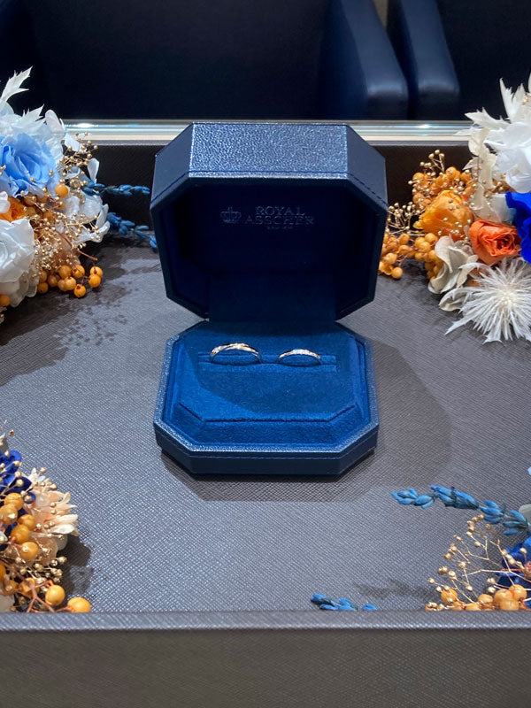 F様 ロイヤルアッシャー マリッジリング お求めいただき誠にありがとうございます/WRA901/WRB914