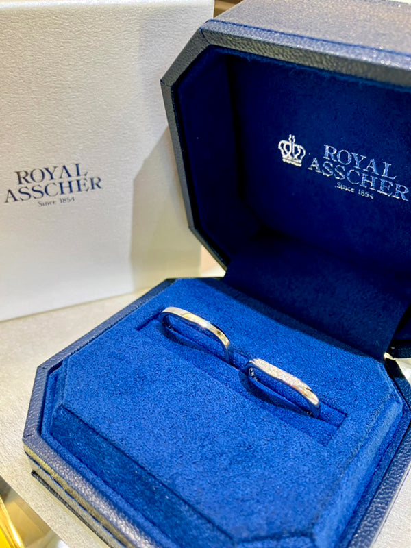 H様 ロイヤルアッシャー マリッジリング お求めいただき誠にありがとうございます/WRA036/WRB038
