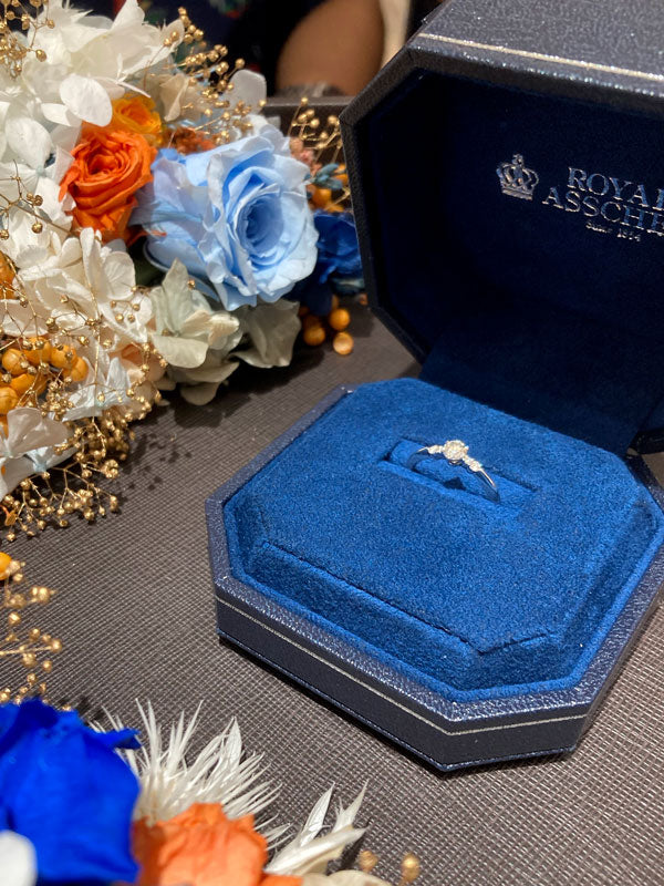 T様 ロイヤルアッシャー エンゲージメントリング お求めいただき誠にありがとうございます/ERA814