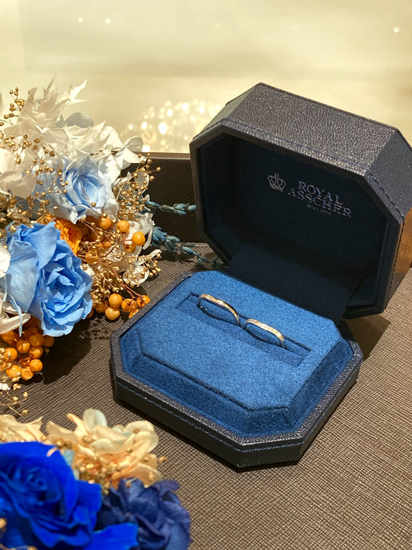 S様・I様 ロイヤルアッシャー マリッジリング お求めいただき誠にありがとうございます/WRA903/WRB913