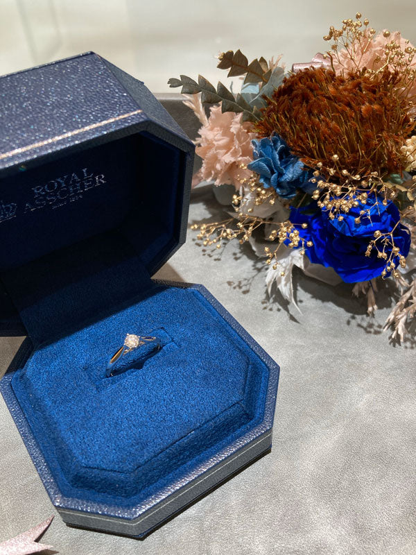 I様・S様 ロイヤルアッシャー エンゲージメントリング お求めいただき誠にありがとうございます/ERA816