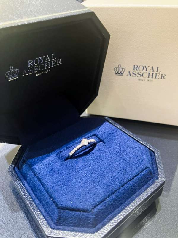 S様 ロイヤルアッシャー ブライダルリング お求めいただき誠にありがとうございます/JRA0201BP