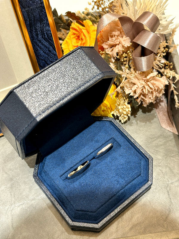 I様 ROYAL ASSCHER マリッジリング お求めいただき誠にありがとうございます/WRA065/WRB075