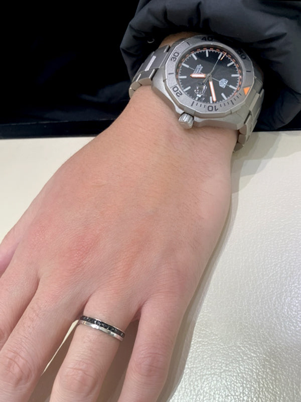 N様 タグホイヤー アクアレーサー バンフォード/ブシュロン キャトル ブラック リング ハーフ お求めいただき誠にありがとうございます/WAY208F.BF0638/JAL00206