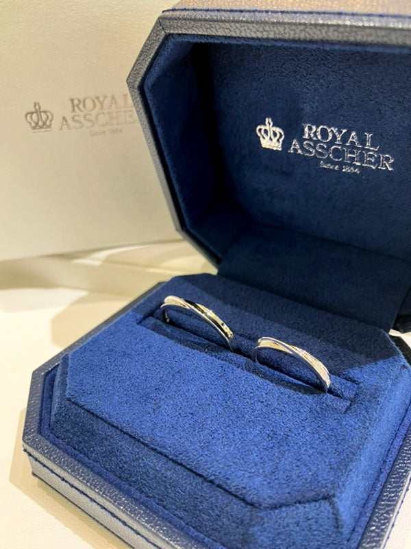 T様 ロイヤルアッシャー マリッジリング お求めいただき誠にありがとうございます/WRA050/WRB060