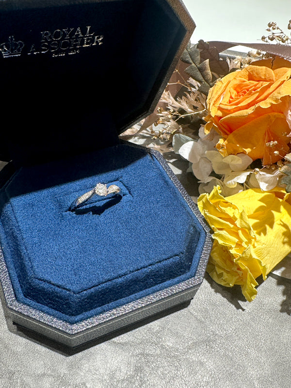 T様 ロイヤルアッシャーエンゲージメントリング お求めいただき誠にありがとうございます/ERA821