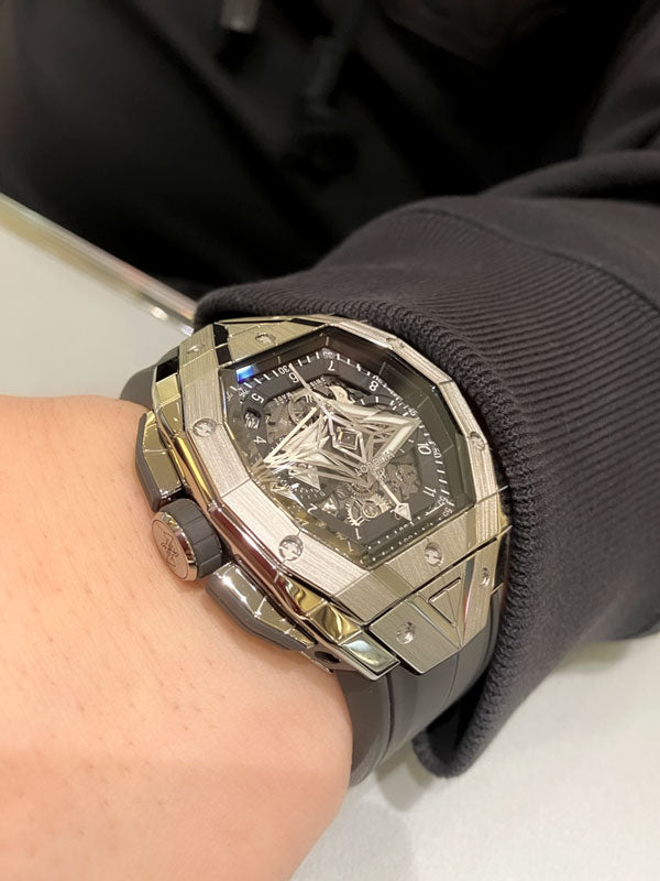 T様 ウブロ スピリット オブ ビッグ・バン サンブルー チタニウム お求めいただき誠にありがとうございます/648.NX.0107.RX.MXM23