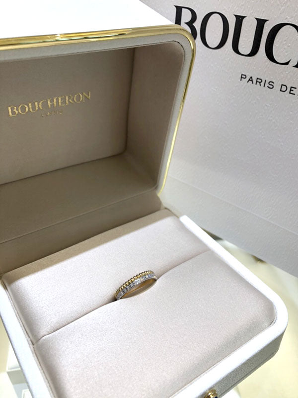 Y様 ブシュロン キャトル ラディアント ダイヤモンド リング ハーフ お求めいただき誠にありがとうございます/JAL00134