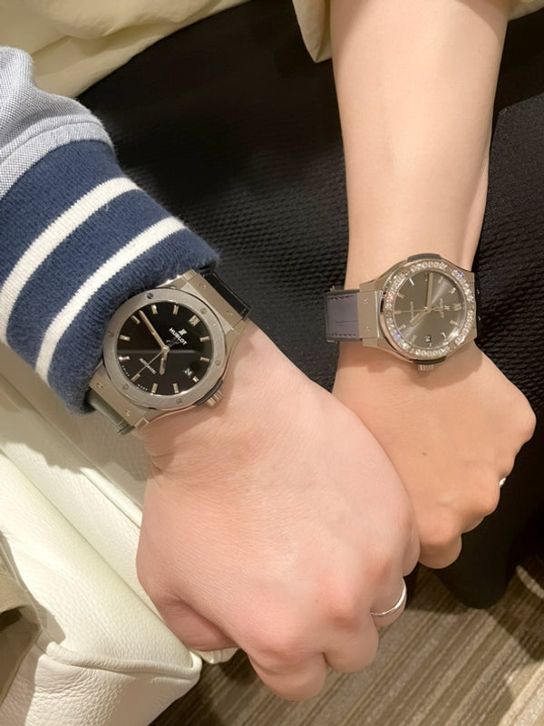 Y様 ウブロ クラシック・フュージョン チタニウム レーシンググレー ダイヤモンド お求めいただき誠にありがとうございます/565.NX.7071.LR.1204