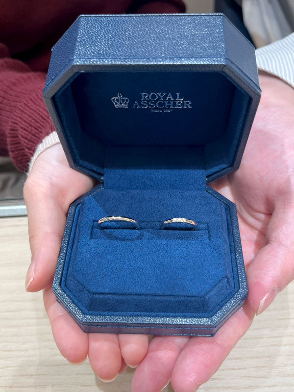 S様 ロイヤルアッシャー マリッジリング ピュールプラチナ お求めいただき誠にありがとうございます/WRB914/WRA904