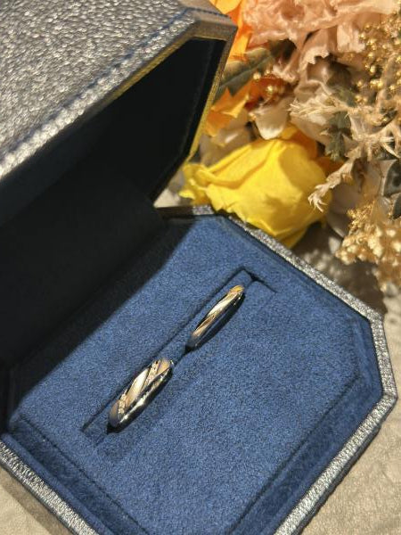 E様、N様、 ロイヤルアッシャー ご結婚指輪 お求めいただき誠にありがとうございます/ WRA033・WRB912