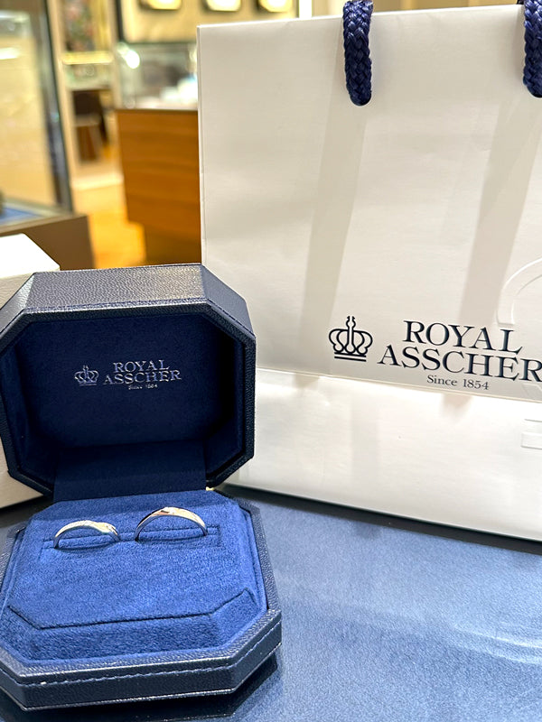 S様 ロイヤルアッシャー マリッジリング お求めいただき誠にありがとうございます/WRA059/WRB069