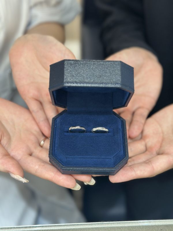 H様、K様 ロイヤルアッシャー ご結婚指輪 お求めいただき誠にありがとうございます/ WRB911・WRA901