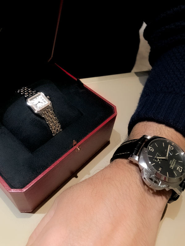 S様 パネライ ルミノールマリーナGMT/カルティエ パンテール お求めいただき誠にありがとうございます/PAM01321/W3PN0006